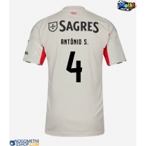 Moški Nogometni dresi Benfica Antonio Silva #4 Gostujoči 2025-26 Kratek Rokav